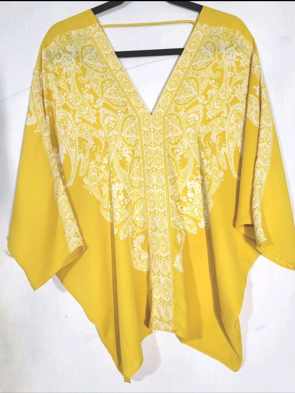 Rose+Olive Floral Blouse Size L